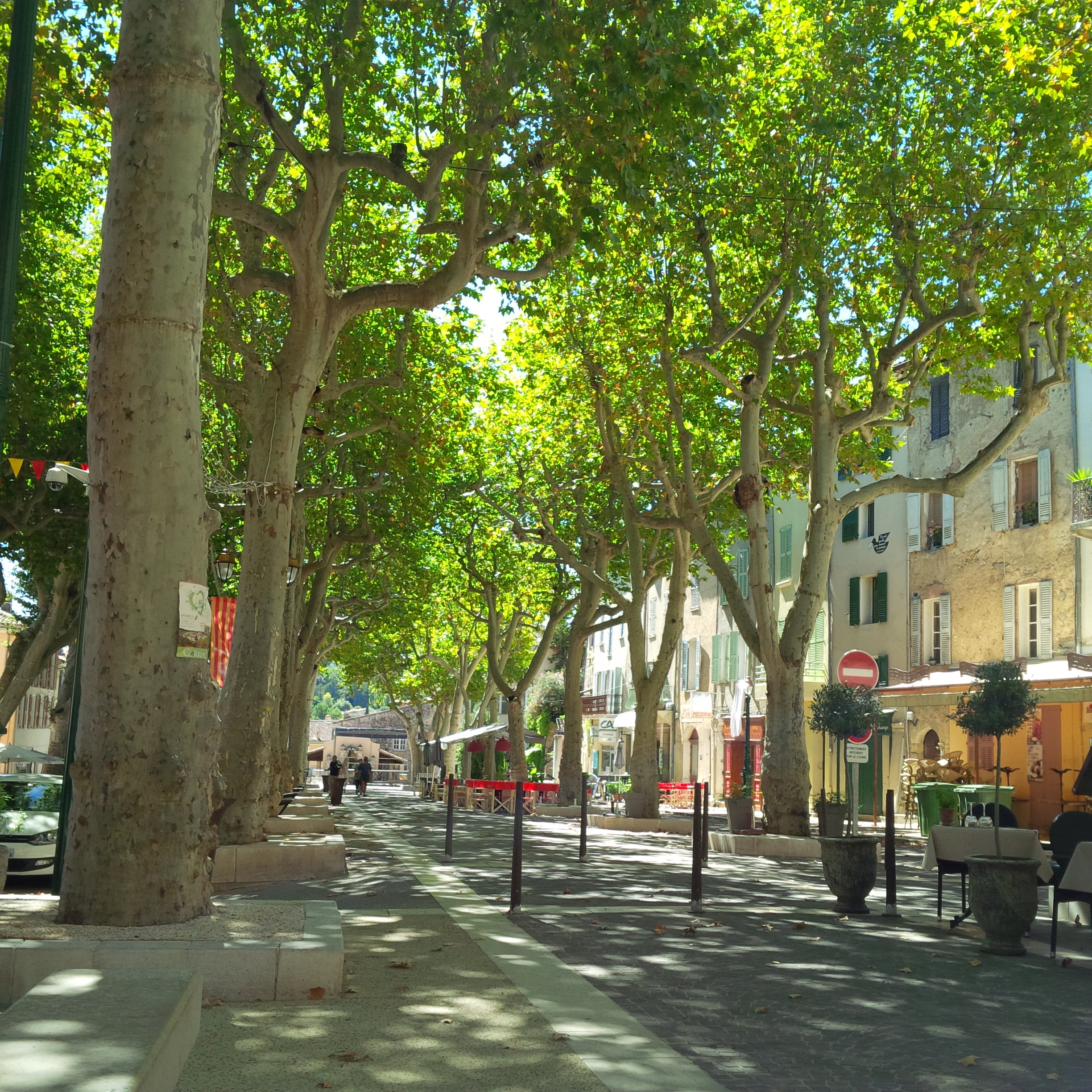 Enjoying the Village of Cotignac, France